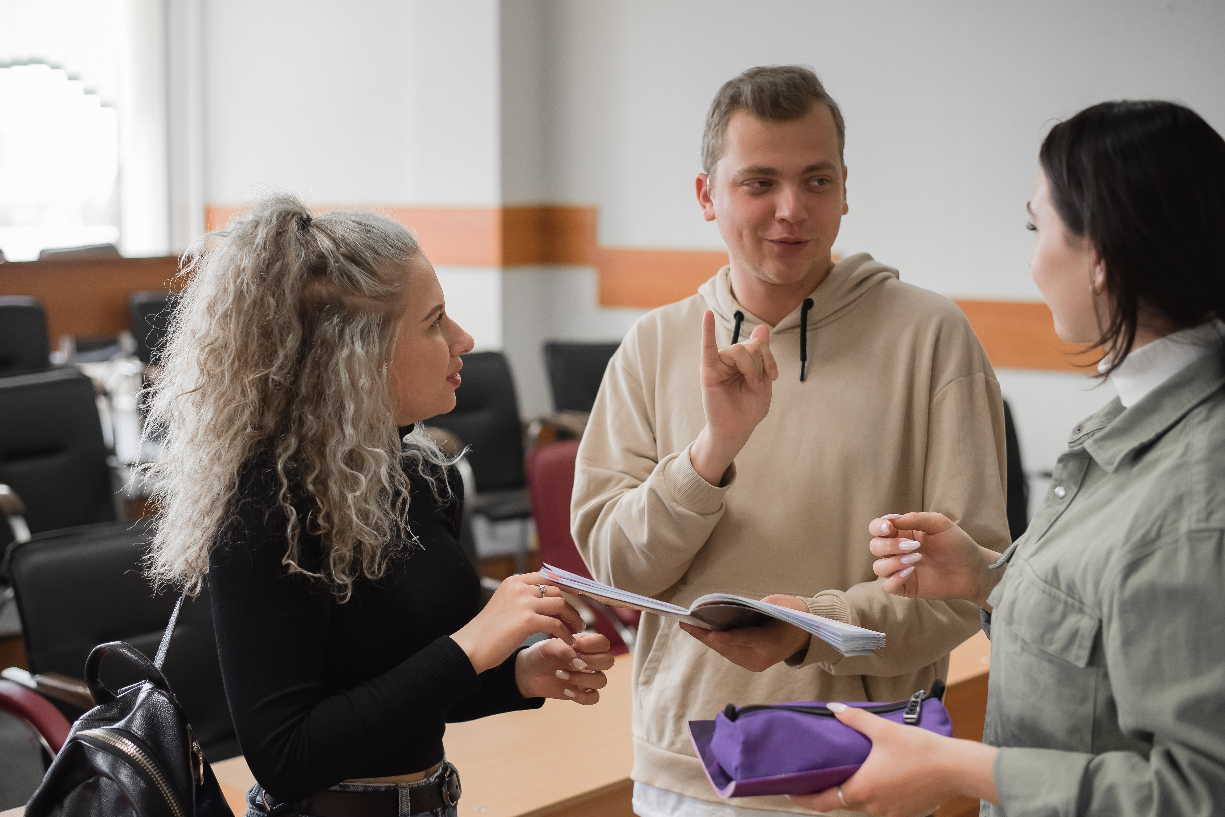 Stock Photo Students Chatting