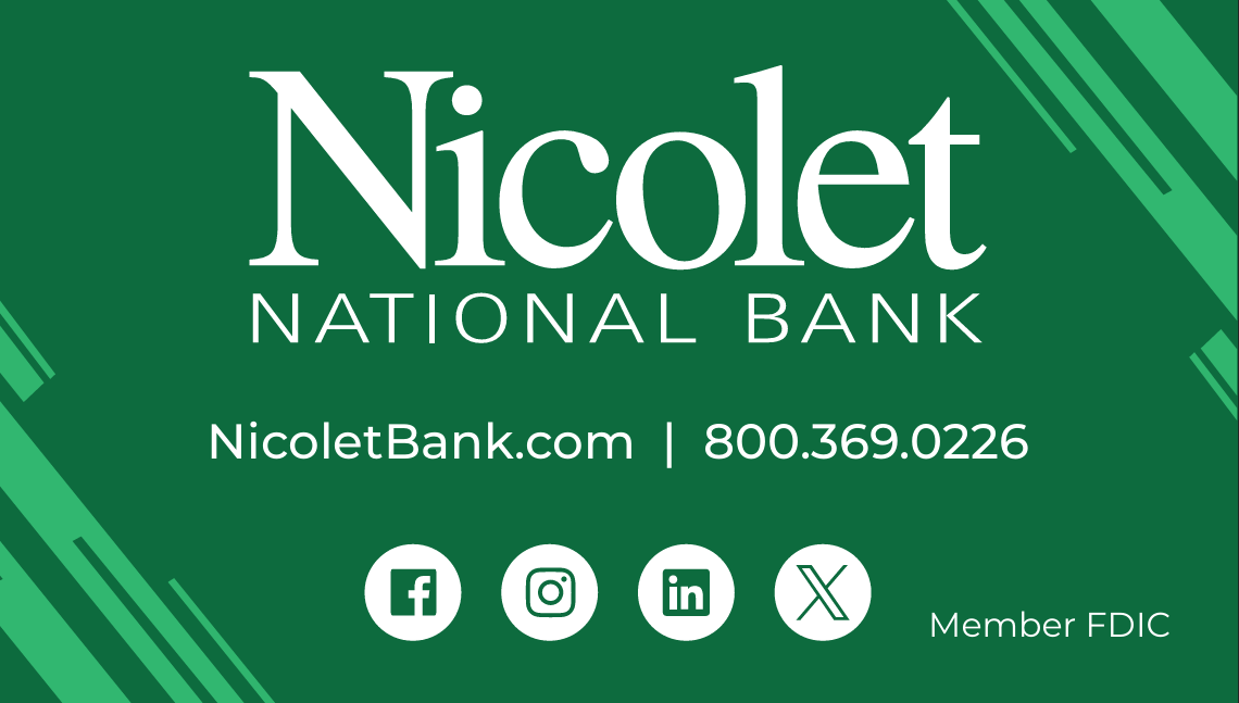 Nicolet National Bank advertisement